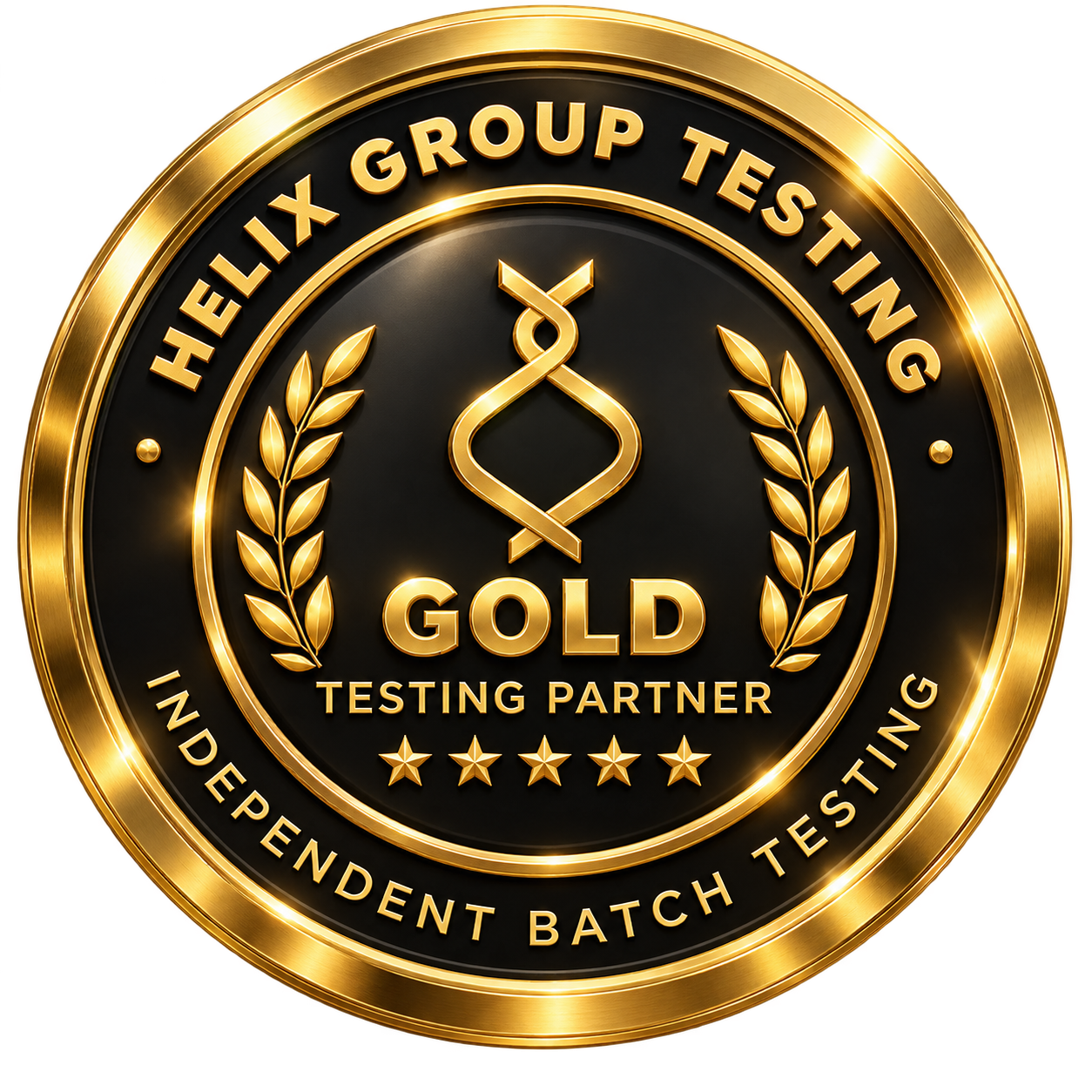 Helix Group Testing — Gold Testing Partner seal